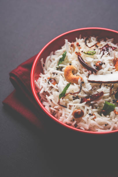 istock coconut rice, south indian food 806121892