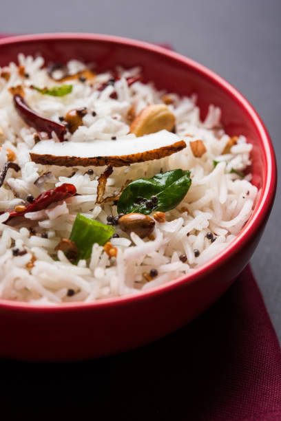 istock coconut rice, south indian food 806139618