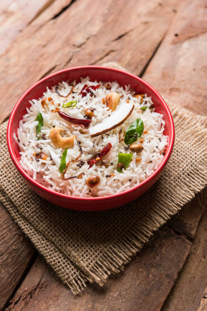 istock coconut rice, south indian food 806142152