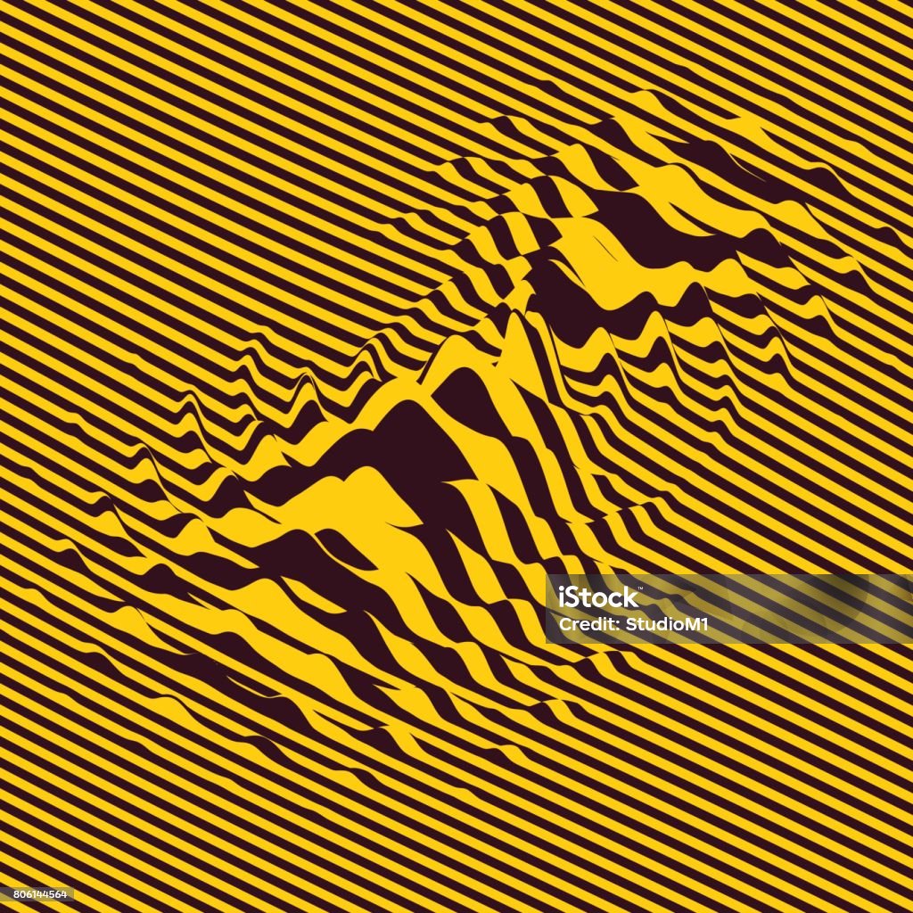 Bug Distorted View Glitch Abstract Background Distortion Effect Bug And Error Optical Art ...
