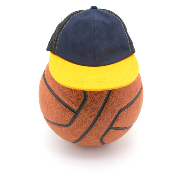istock basketball ball with hat on white background 806154774
