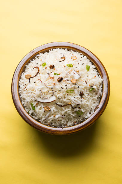 istock coconut rice, south indian food 806162596
