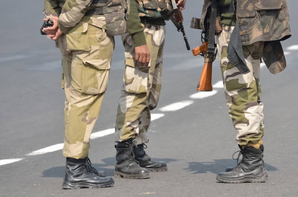 istock Soldiers with AK-47 806165808