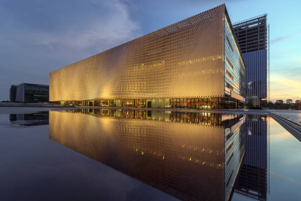 istock The Shenzhen Library of Baoan at night 806170464