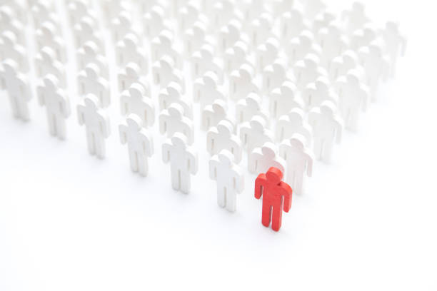 istock Unique person in the crowd 806176120