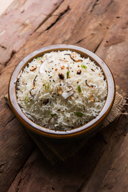 istock coconut rice, south indian food 806205058