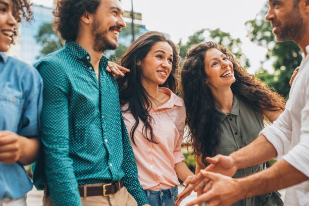 istock Friends talking outdoors 806217626