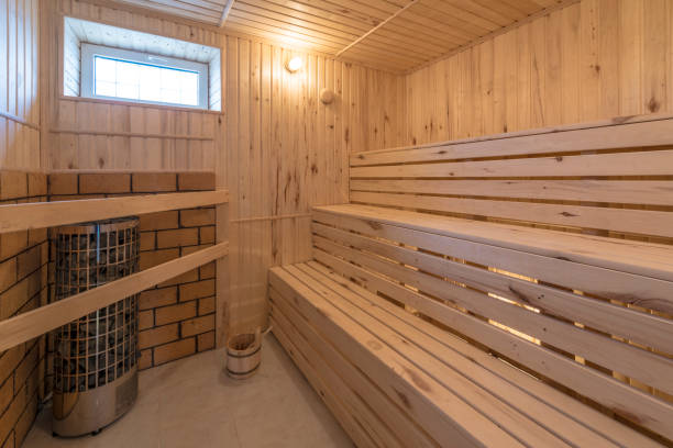 istock Interior of a Finnish sauna 806242398