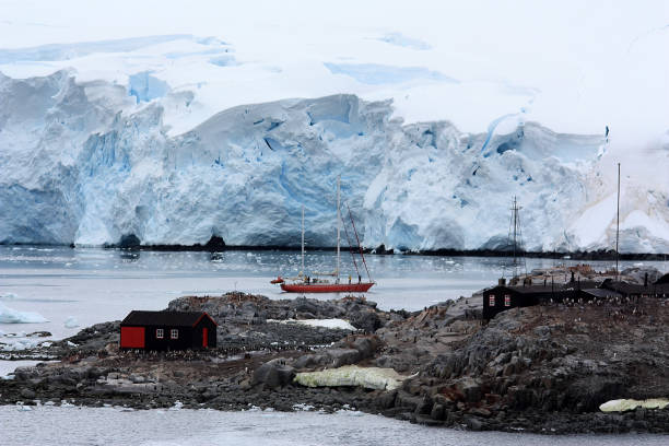 istock Sailboat in Antarctica 806246670