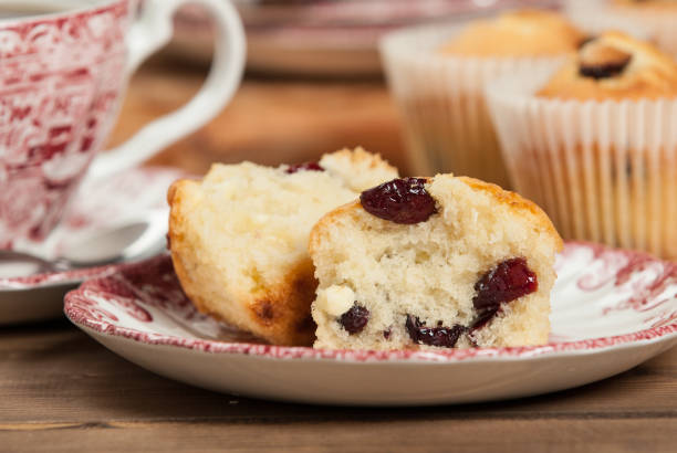 istock Home Baked Muffins With Coconut, Cranberry, White Chocolate. 806254340