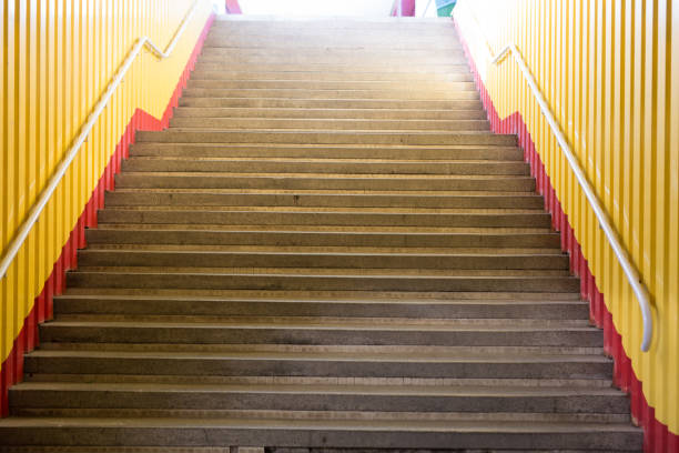 istock Stairs at the railway station 806257906