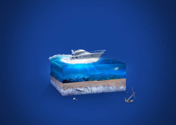 summer concept blue background