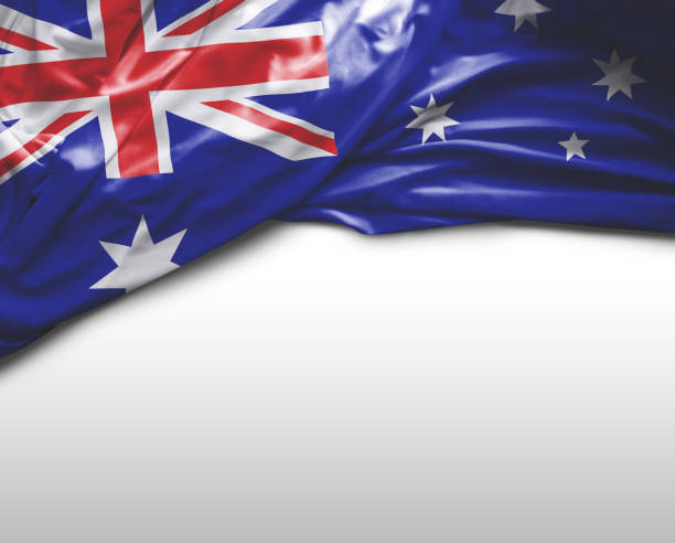 Australian waving flag Flag Collection australian flag stock pictures, royalty-free photos & images