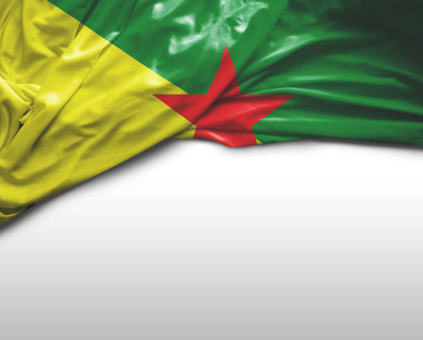 istock French Guiana waving flag 806294892