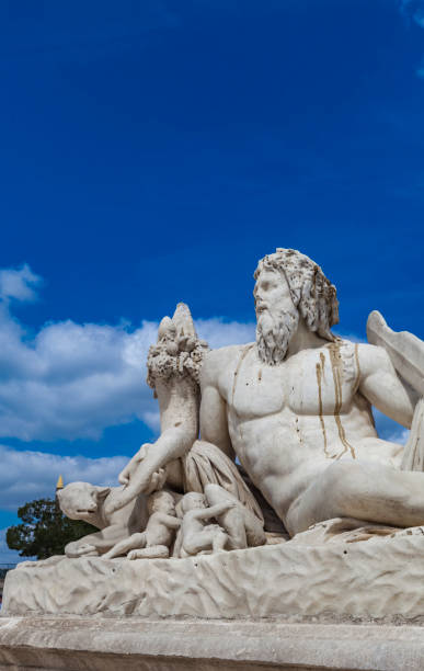istock Statue Le Tibre in Tuileries Garden in Paris 806298650