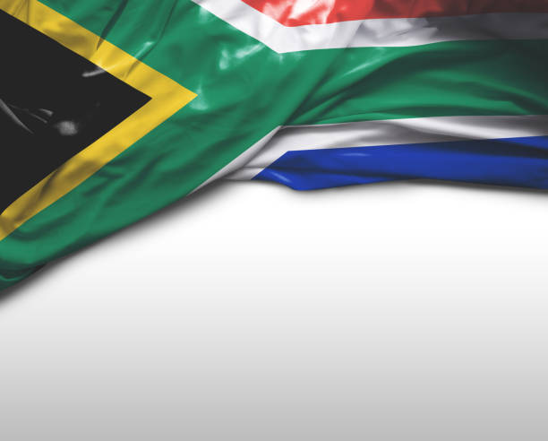 South African waving flag Flag Collection south africa flag stock pictures, royalty-free photos & images