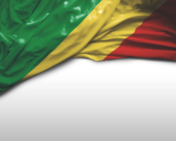 istock Republic of Congo waving flag 806301340