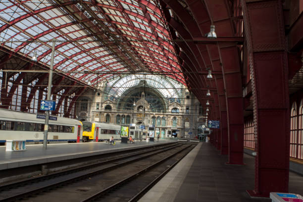 istock Railway station in Antwerpen Belgium 806307206