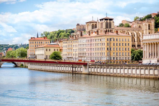 istock Lyon city in France 806314542