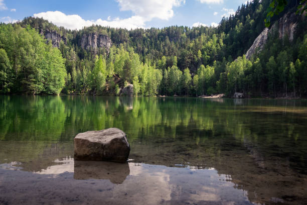 Lake in Adrspach, Czech Republic