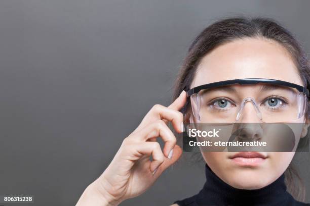 Futuristic Smart Glasses Stock Photo - Download Image Now - Smart Glasses - Eyewear, Eyewear, 20-29 Years