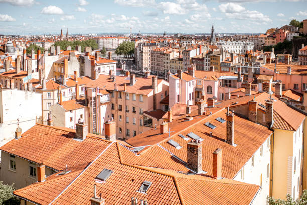 istock Lyon city in France 806315526
