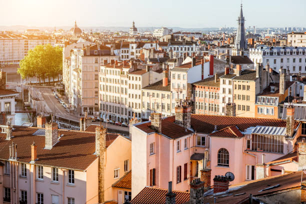 istock Lyon city in France 806315882