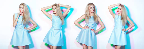 istock Collage group of beautiful young women 806318296