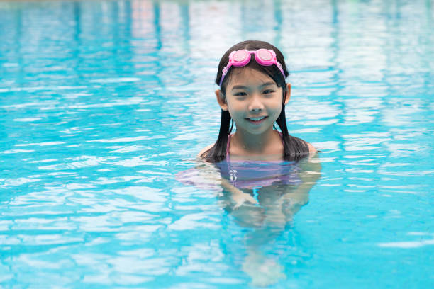 istock Child in swimming pool 806328226