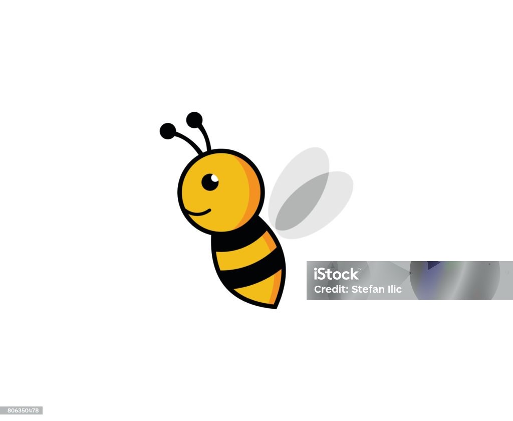 Bee icon This illustration/vector you can use for any purpose related to your business. Bee stock vector