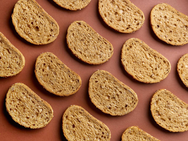 pattern of sliced bread