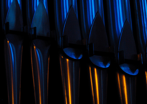 Pipes of the organ.