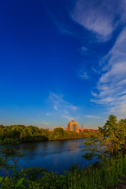 istock Wisconsin River with Wausau skyline in the background 806377522