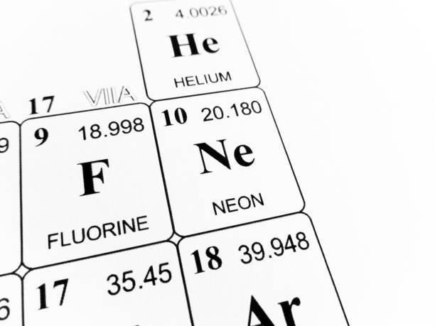 istock Neon on the periodic table of the elements 806399732
