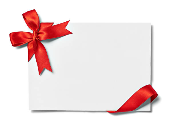 istock ribbon bow card note chirstmas celebration greeting 806402390