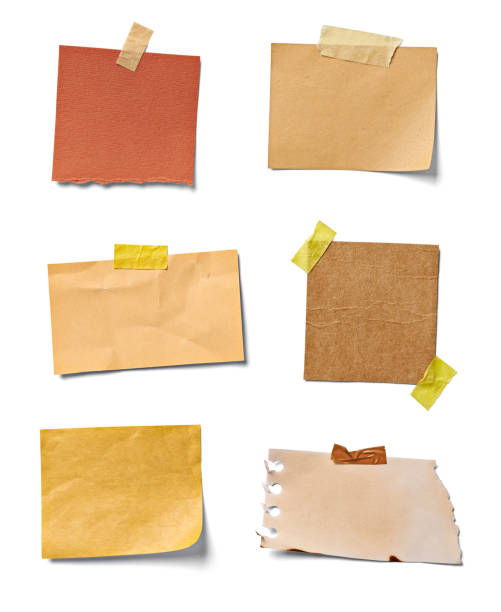 istock note paper piece label vintage grunge tape 806441846