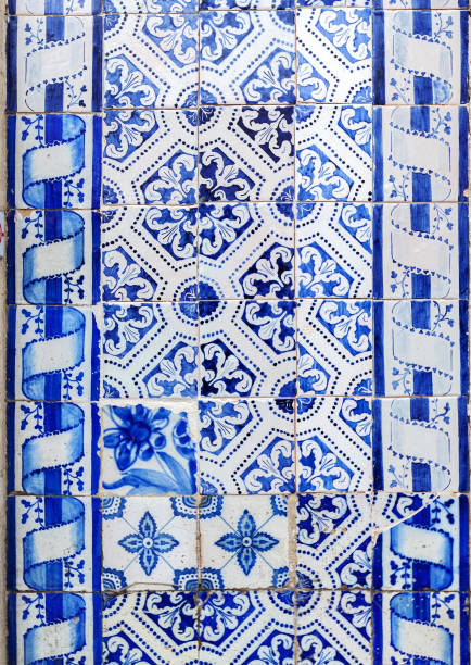 istock Traditional ornate portuguese decorative tiles azulejos 806442072