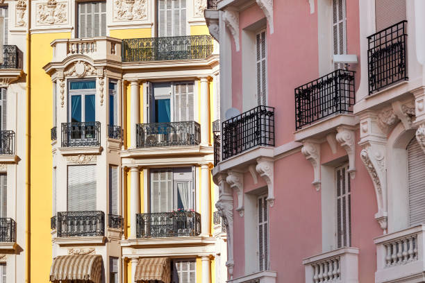istock Typical buildings in Menton, France. 806442146