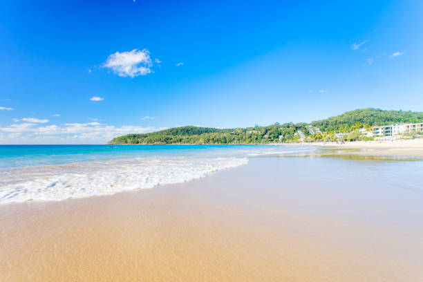 The Main Beach at Noosa on Queensland's Sunshine Coast is a popular tourist destination for holiday makers and day-trippers