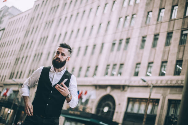 istock Businessman on the street downtown 806511622