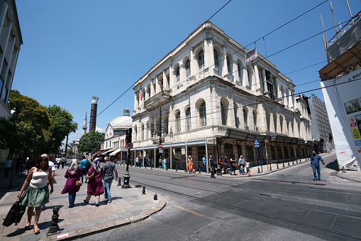 Istanbul,Turkey-June 27,2017:Turkish Press Museum building in Beyazıt District.