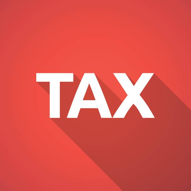 istock Illustration of  the text TAX 806550274