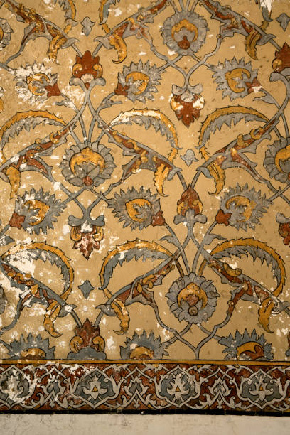 istock Painted Wall in Hagia Irene churche 806600528