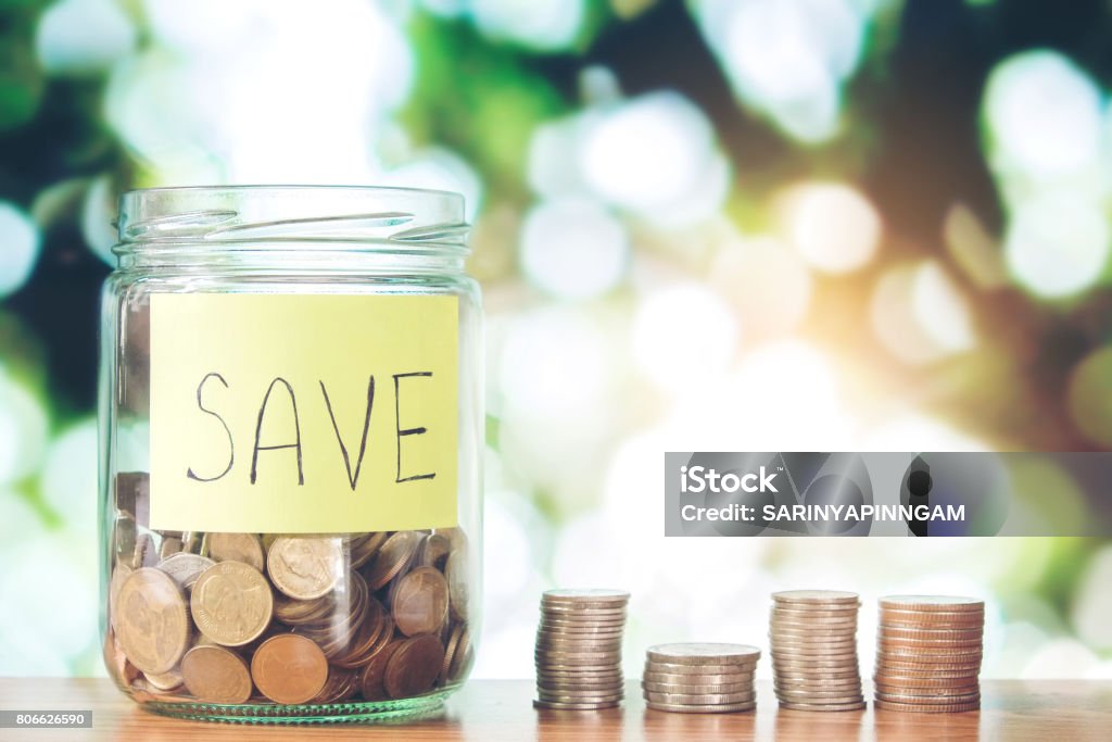 Savings money Gratuity Stock Photo