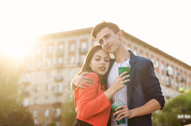 istock Adolescents in love on a date 806626796