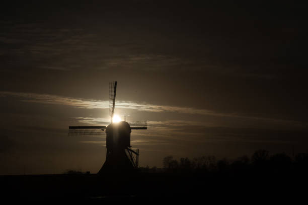 istock Zandwijkse Molen at Sunset 806632096