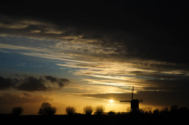 istock Zandwijkse Molen at Sunset 806632176