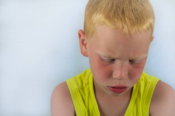 Portrait of a sad boy