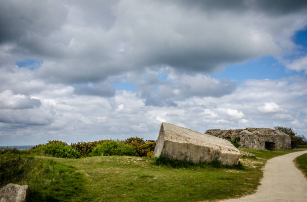 istock Pointe du Hoc in Criqueville sur Mer 806673212