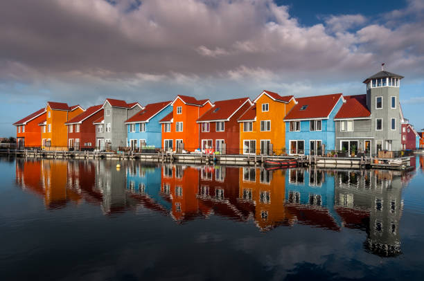 istock Groningen, Holland, 27 november 2016: Reitdiephaven 806676468